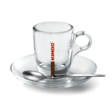 Kimbo espresso staklena soljica