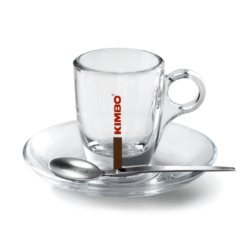 Kimbo espresso staklena soljica